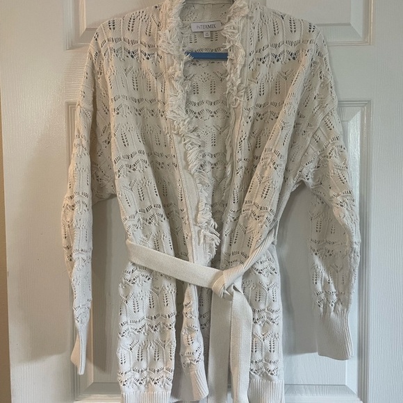 Intermix size medium Brady wrap cardigan - Picture 7 of 12